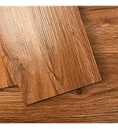 Art3d 36-Pack 54 Sq.ft Peel and Stick Floor Tiles Vinyl Plank Flooring Wood Look, Adhesive and Wa...