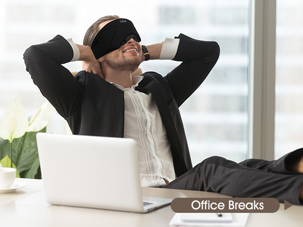 sleep mask with bluetooth headphones
