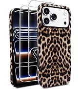 J.west Compatible with iPhone 17 Pro Max Case 6.9 inch with 2 Pack Tempered Glass Screen Protecto...