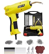 VEVOR Plastic Welding Kit, 220W Plastic Welder Gun with 800PCS Hot Staples & 56PCS Welding Rods, ...