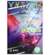 YNSZAS Comic Book Boards, International-Top Certified Acid-Free Materials, 7 x 10.5 Inches, 20% T...