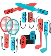 2025 Nintendo Switch Sports Accessories Bundle - HLRAO 10 in 1 Family Accessories Kit for Switch ...