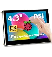 iPistBit 4.3 Inch Raspberry Pi Screen, 800x480 Pixel Capacitive Touchscreen, MIPI DSI LCD Display...