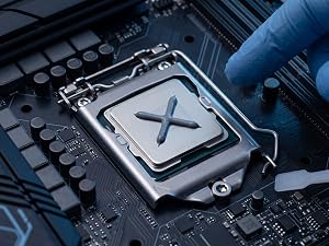Thermal Paste applied in X Pattern