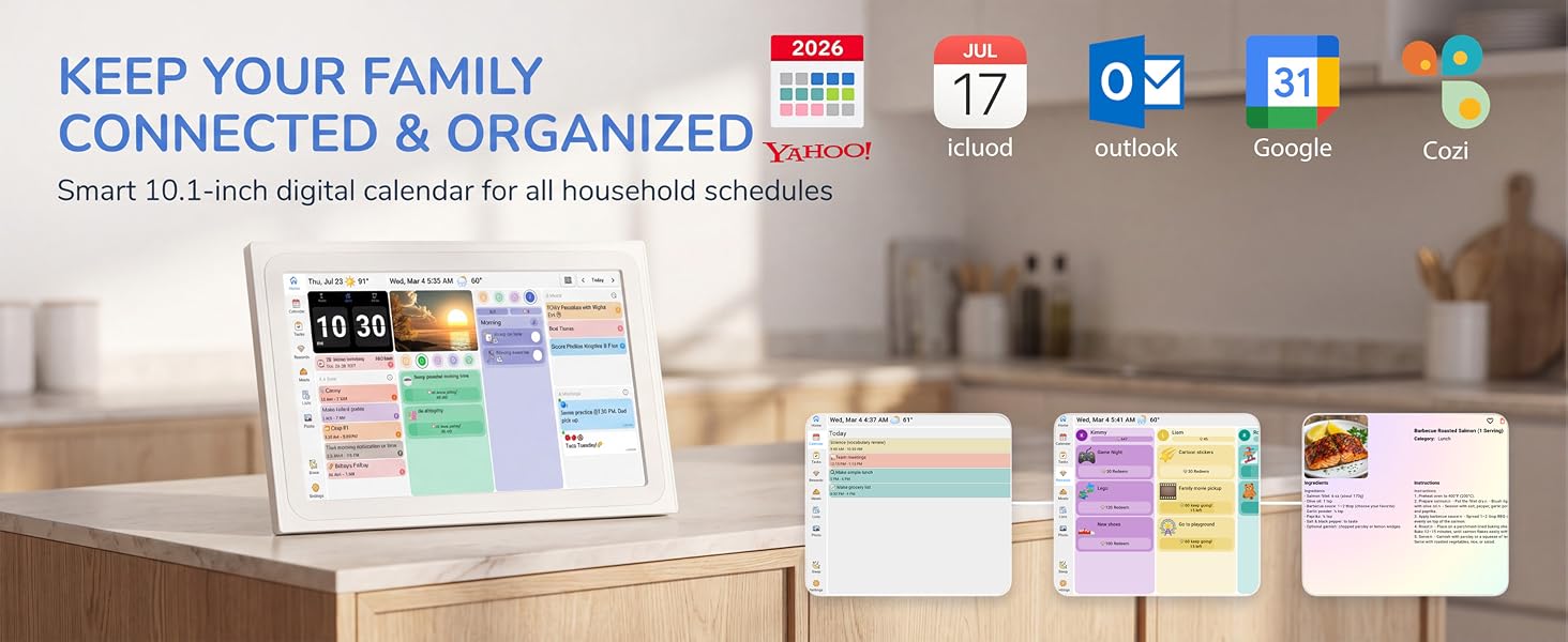 digital family calendar