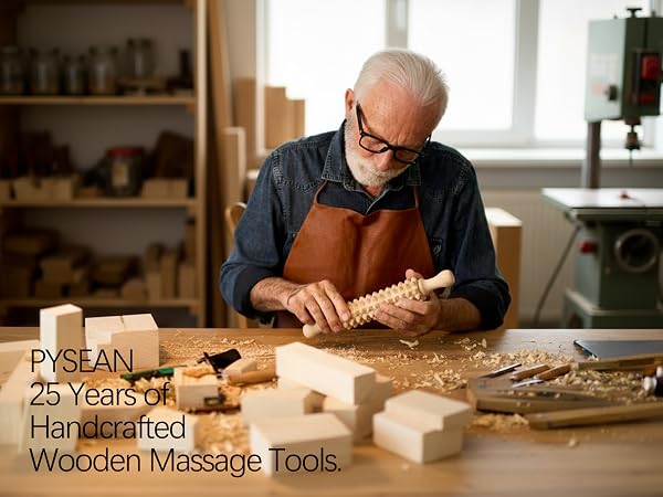 Handcrafted Wooden Massage Tools