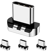 ZBF 10 Pins Magnetic Connector Tips Head for USB-C Android Devices (4 Pack), only 5A Magnetic Cha...