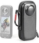 MeloSync Capsule Case for Insta360 X5 / X4 (for Original Lens Cap), Protective Carrying Case for ...