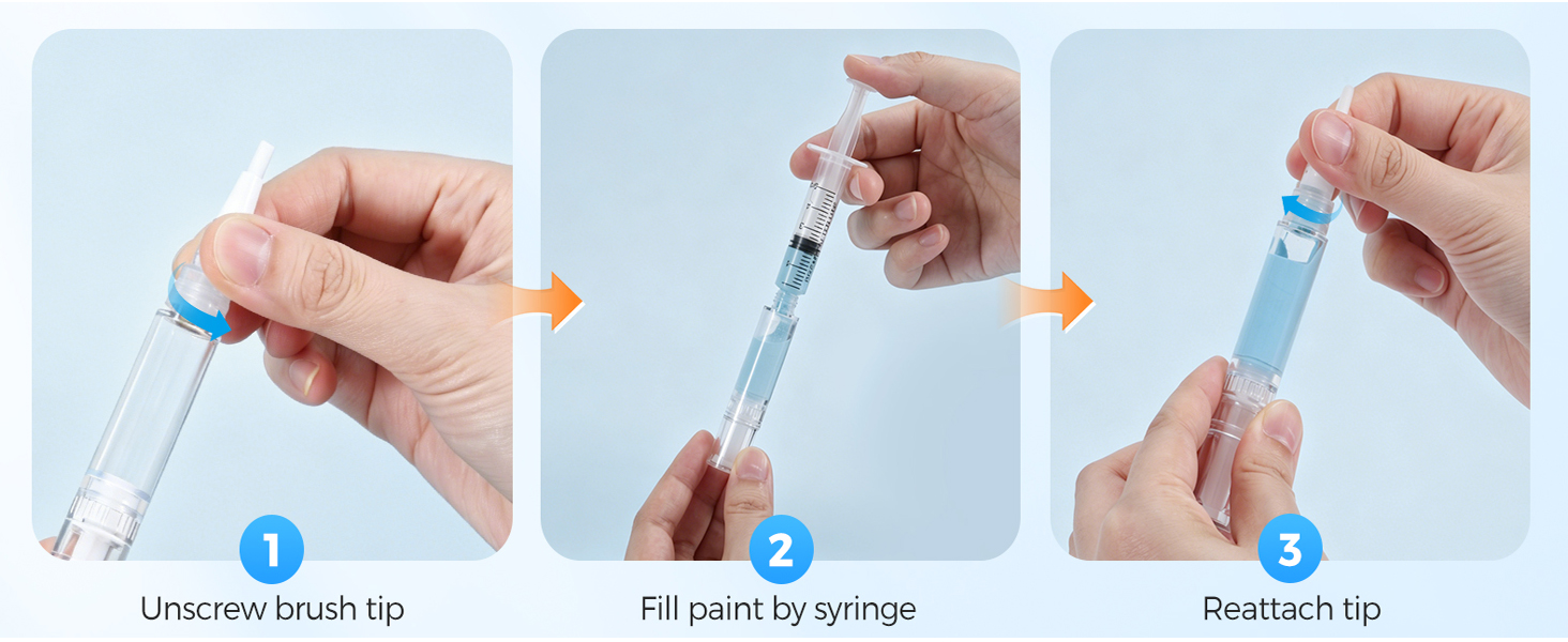 how to use the touch up paint pen