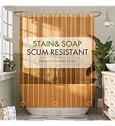 Bathway Shower Curtain Liner, Clear Shower Curtain Liner 72x72 PEVA Waterproof Shower Curtain Lin...
