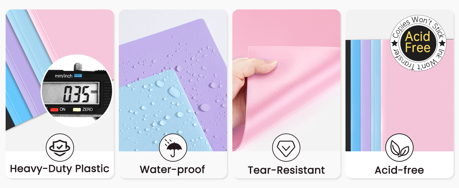 Sturdy Plastic Folders