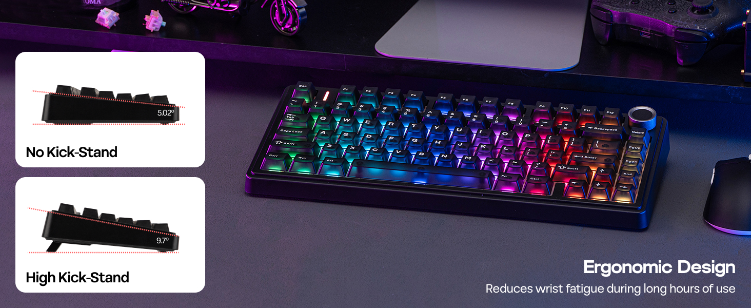 F75 wireless gaming keyboard