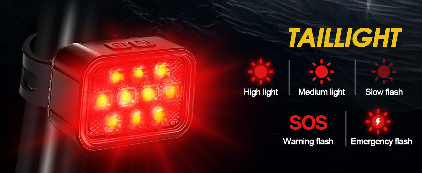 bike lights rechargeable