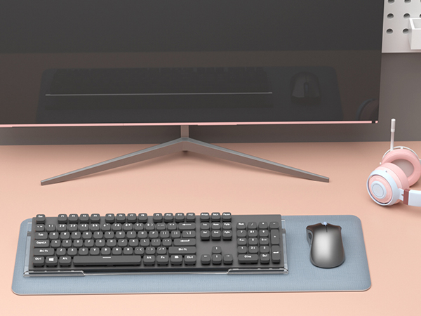 Acrylic Tilted Computer Keyboard Holder