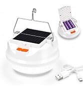 Xerglome 20W Outdoor Light, 6000mAh, 3 Batteries, Solar, USB-C Rechargeable | 20W, 6000mAh, 3 rem...