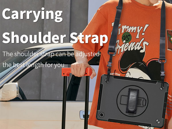 galaxy tab a11 plus case with carrying strap