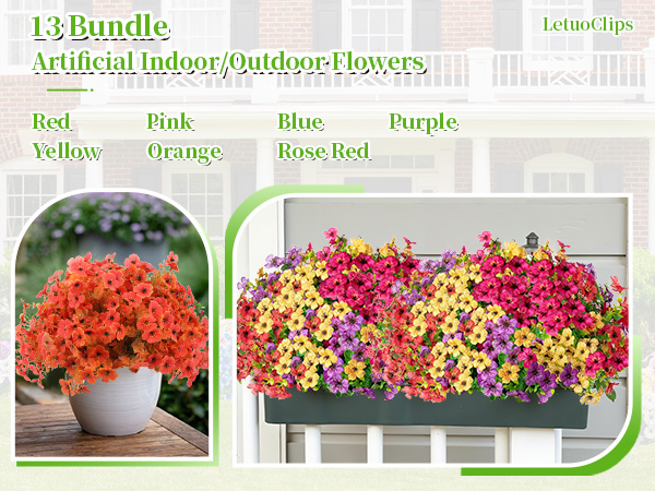 13 Bundle Artificial Flowers