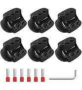Joinfworld 3 Port Insulated Multi Tap Connector Aluminum to Copper Wire Connectors 4-14AWG Single...