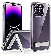 CEDO Kickstand for iPhone 14 Pro Max Case, 3-Way Adjustable with Metal Stand, Military-Grade Shoc...