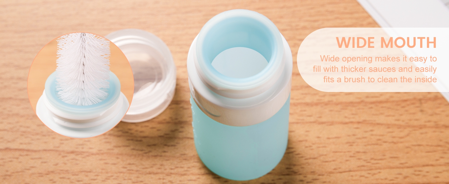 mini squeeze bottles for sauces