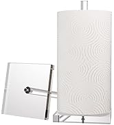 Antimbee Countertop Towel Paper Holder, Transparent Roll Papertowel Dispenser Stand