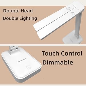 double head desk lamp