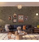 Wall Paper Peel and Stick Modern Mid Century Wallpaper Gold/Brown/Copper Wallpaper Industrial Con...