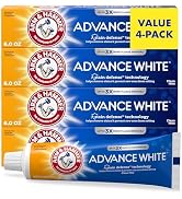 Arm & Hammer Advance White Toothpaste, Clean Mint Flavor, Stain Defense Technology, 6 Ounce (Pack...
