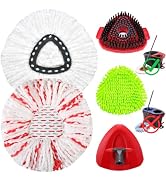 Spin Mop Replace Head for O Cedar EasyWring Mop Head, Scrub Brushe, Base | Microfiber Mop Refills...