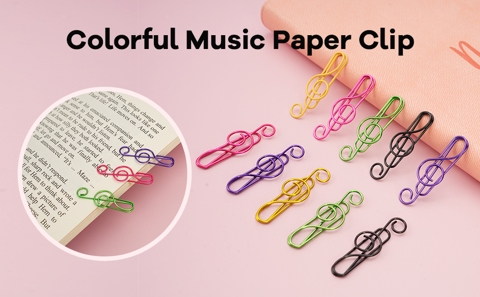 paper clips colorful