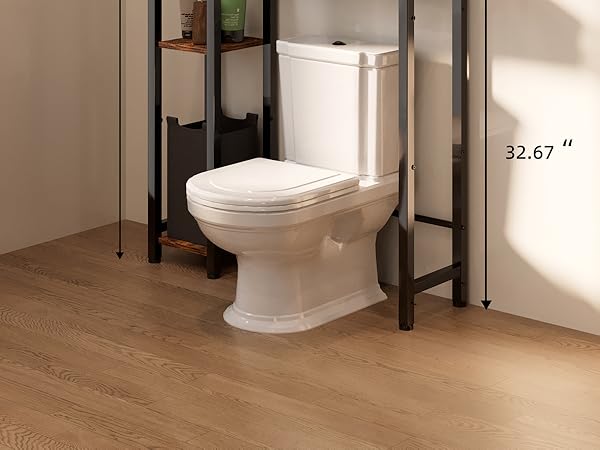 over the toilet shelf