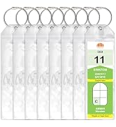 SWATOM Cruise Luggage Tags for Suitcases 8 Sets Royal Caribbean & Celebrity Waterproof Clear Lugg...