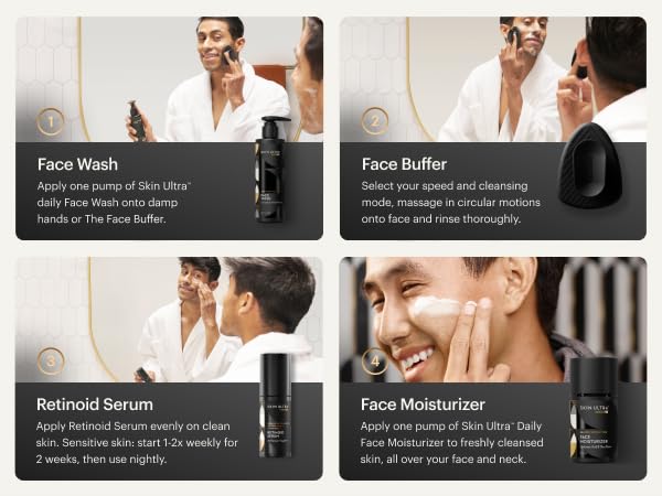 manscaped skin ultra face wash cleanser moisturize ceramide aha exfoliate skin smooth hydrating