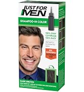 Just For Men Shampoo-In Color (Formerly Original Formula), Mens Hair Color with Keratin and Vitam...