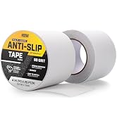 Lockport Anti Slip Transparent Tape - Heavy Duty Clear Grip Tape for Stairs, 4” x 25ft for Roll |...