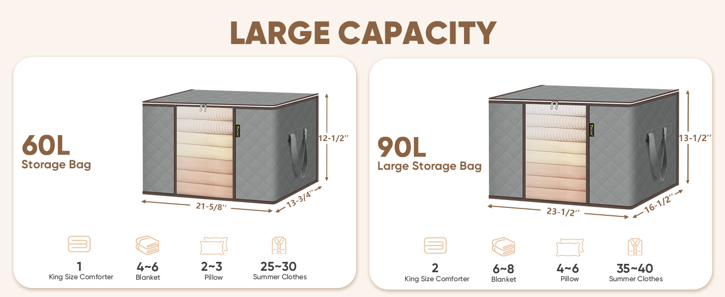 clothes storage bag