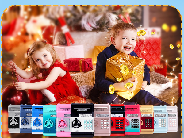 boys money safe kid money bank kids safe box coin banks toy safe birthday easter Christmas gifts