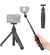 Walking Way 40cm/15.75" Selfie Stick Tripod for DJI Osmo Action 3/4/5 Pro, Magnetic Quick Release...