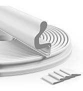 Bantie 20FT Kerf Weather Stripping Door Seal Soundproof Weather Strips Seal Strip for Door Frame ...