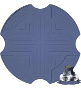 Zqfadalu 10x10 Inch Silicone Trivet Mat for Ninja Crispi Air Fryer, 450°F Heat Resistant Countert...