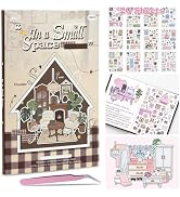 RISYPISY 500+ Home Decor Sticker Book - Cute Journaling Stickers | Furniture & decor stickers – 2...