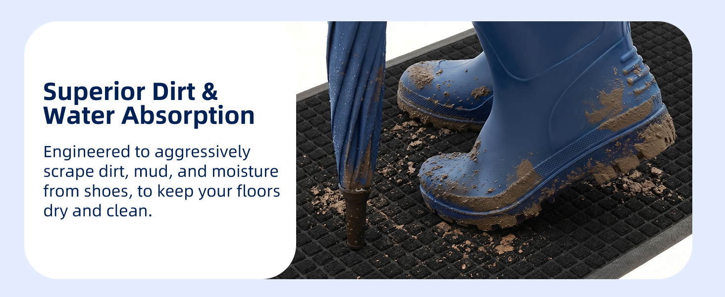 Captures capture dirt, moisture, mud, sand clutter debris