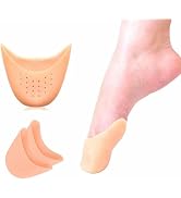 2 Pcs Soft Silicone Gel Pointe Ballet Dance Shoe Toe Pads Toe Protector with Breathable Hole Inst...