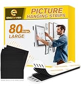 EMITEVER Picture Hanging Strips Heavy Duty, Damage Free Hanging Picture Hangers, Picture Hanging ...