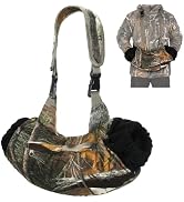 MADHOLLY Silent Thick Hand Warmer Pouch for Hunting | Fleece Lined, Windproof Insulated Muff Glov...