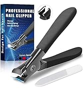 Nail Clippers for Thick Nails, Professional Nail Clippers for Men, Women and Seniors, Ultra Sharp...