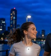 Buytes 2 Pack Running Lights for Runners, Rechargeable Clip on Flashlight with 4 Modes, Mini Dog ...