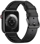 Adorve Leather Watch Band for Apple Watch Bands Men 44mm 45mm 46mm 42mm 49mm 41mm 40mm 38mm, Top ...