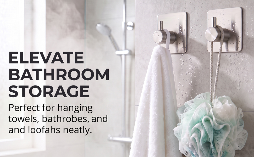 adhesive towel hooks