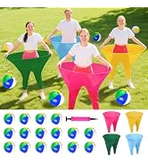 ROMANKAS Granny Pants Yard Game Set Oversized Granny Pants Outdoor Game for Adults for Family Fun...